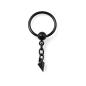 Preview: Black Steel BCR 1,6x13mm mit Clip-in Ball & Chain 316L