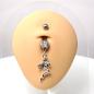 Preview: Bauchnabelpiercing mit Anhänger "Elfe"