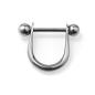 Preview: Brustpiercing mit Bügel 1,6 x 12 mm