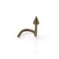 Preview: Titan Baby Cone Nostril Stud 1.0 mm Bronze
