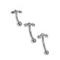 Preview: Augenbraue-Piercing - Triple Star
