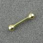 Preview: Titan Barbell goldfarben 2,4 mm x 16 mm