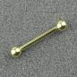 Preview: Titan Barbell goldfarben 2,4 mm x 22 mm