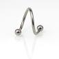 Preview: Steel Micro Spiral - kleine Bodyspirale m. Kugeln
