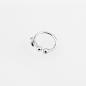 Preview: Silver Nose Ring Jewelled Star