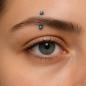 Preview: Augenbraue Piercing mit Opale