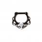 Preview: Steel Septum Clicker Fairytale Black -  Nasenring