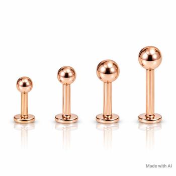 Rose Gold Steel Lippenstecker