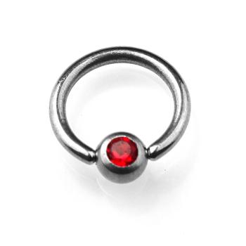 Lippenbändchen Piercing mit Kristall