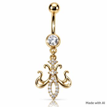 Nabelpiercing Gold-Style