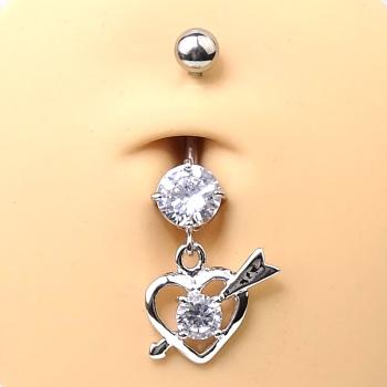 Fashion Belly Banana with Crystalls