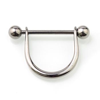 Brustpiercing mit Bügel 1,6 x 16 mm