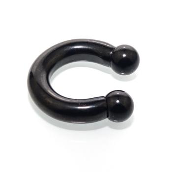 Preview: Black Steel Circular Barbell