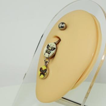 Preview: Round Picture Dangling Banana - "Schmetterlinge"