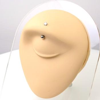 Augenbraue-Piercing - Single Star