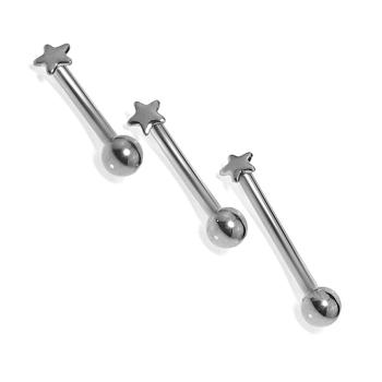 Augenbraue-Piercing - Single Star