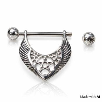 Preview: Winged Pentagram Barbell