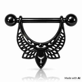 Steel Black Mystic Barbell