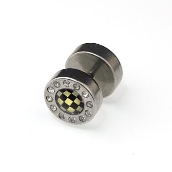 Fake Plug - Checkered Black & White