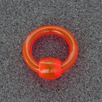 Preview: Fluoro Klemmkugel- Piercingring