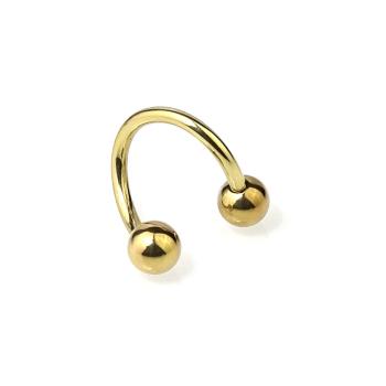 Preview: Titan Zircon Bauchnabel Spirale