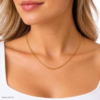 Preview: 18k Gold S. Steel Panzerkette