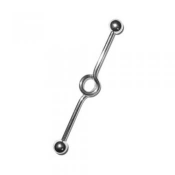 Industrial Piercing Barbell 02 (Industrial- Kugelhantel)