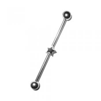 Industrial Piercing Barbell 07 (Industrial- Kugelhantel)