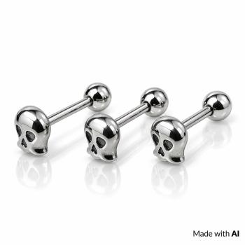 Zungenpiercing "Ghost"