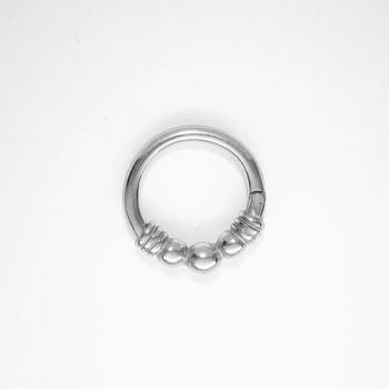 Esmeralda Piercing 1,2x7 geschlossen