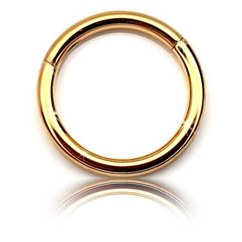 Gold Steel Segment Ring Clicker