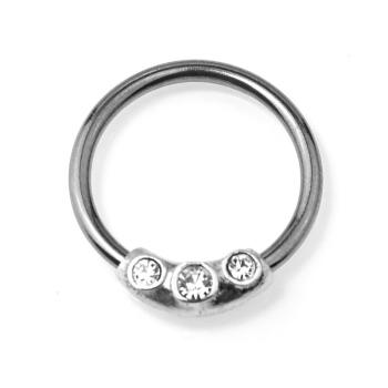 Silver Jewels Ball Closure Ring 1.6x14mm