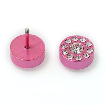 Preview: Pink Anodised Fake Plug