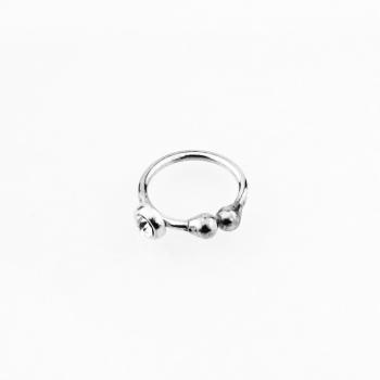 Silver Nose Ring Jewelled kaufen
