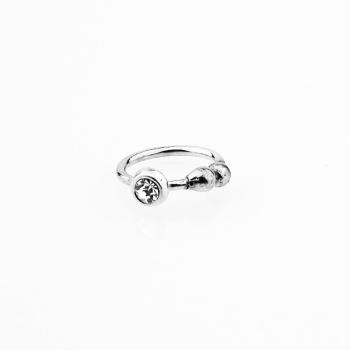Silver Nose Ring Jewelled kaufen