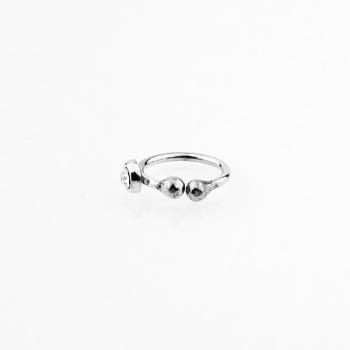 Silver Nose Ring Jewelled kaufen