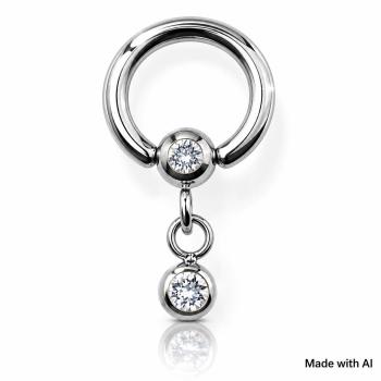 Titan Double Jewelled Dangle BCR