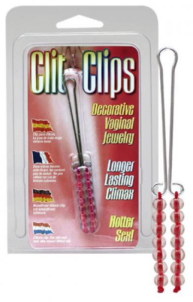 Intimschmuck - Clit Clips red