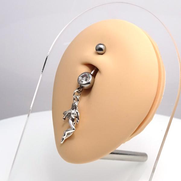 Bauchnabelpiercing mit Anhänger "Elfe"