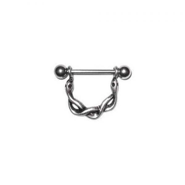 Nipple Shield Snake - Brustpiercing Schlange