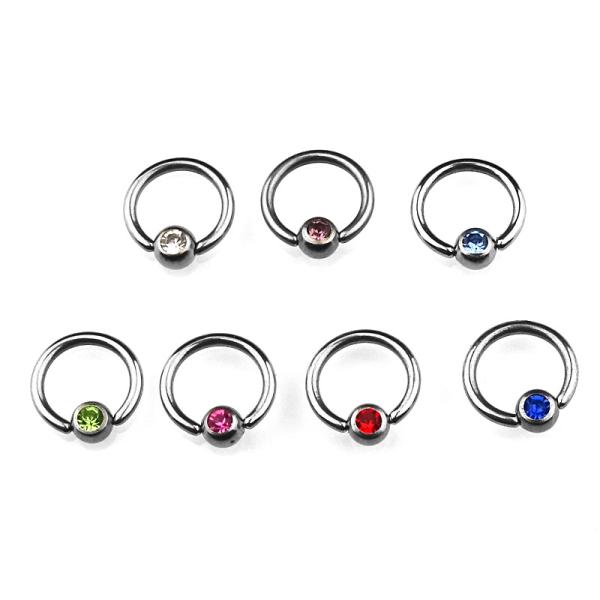 Lippenbändchen Piercing mit Kristall