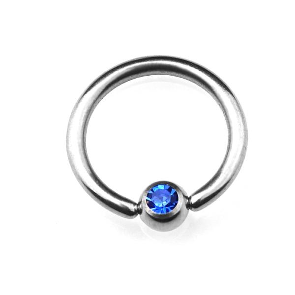 Lippenbändchen Piercing mit Kristall