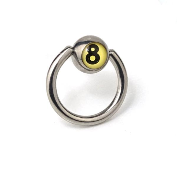 Klemmkugel- Picture Ring Acht