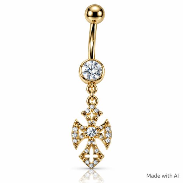 Bauchnabelpiercing Modell 1855