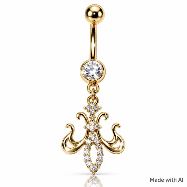 Nabelpiercing Gold-Style