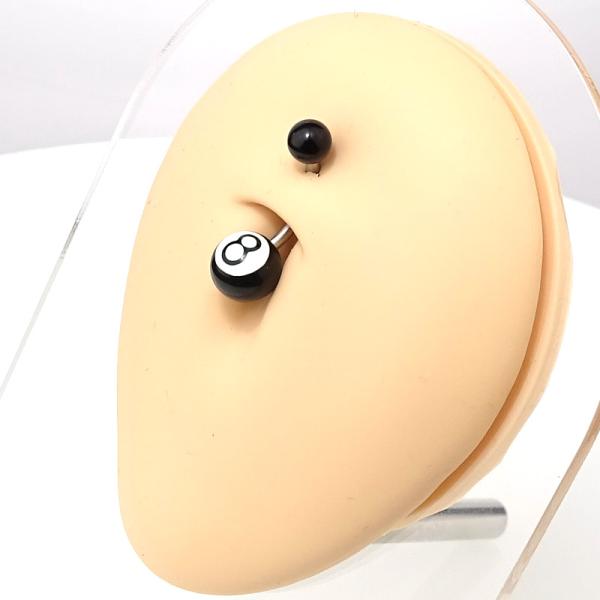 Steel Eight Ball Bauchnabel Banana