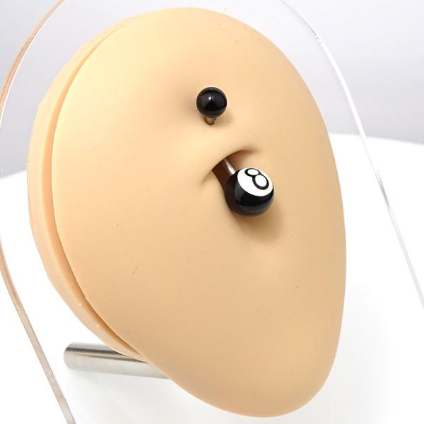 Steel Eight Ball Bauchnabel Banana