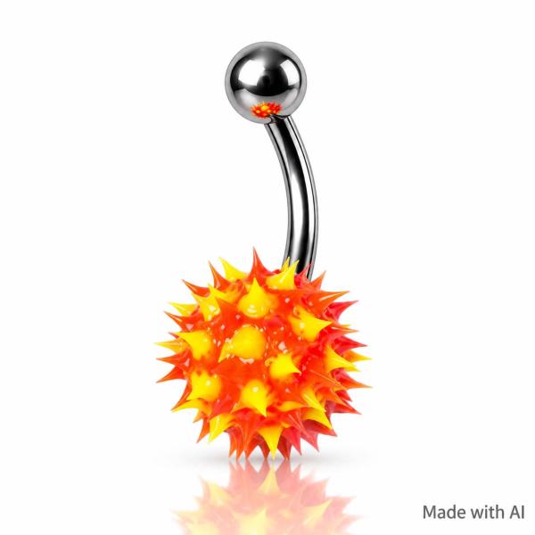 Bauchnabelpiercing Punkball