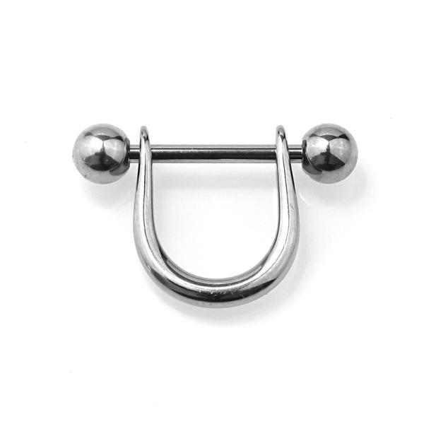 Brustpiercing mit Bügel 1,6 x 10 mm