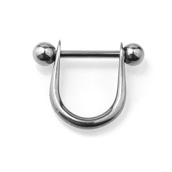 Brustpiercing mit Bügel 1,6 x 12 mm